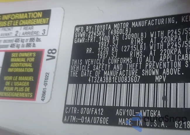 4T3ZA3BB1EU083607: 44227279