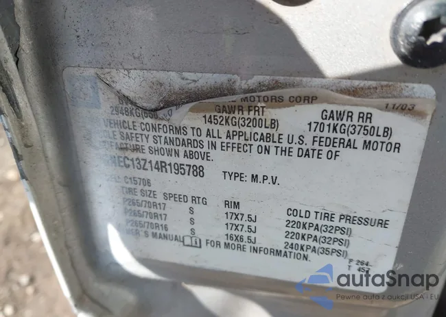 1GNEC13Z14R195788: 44228408