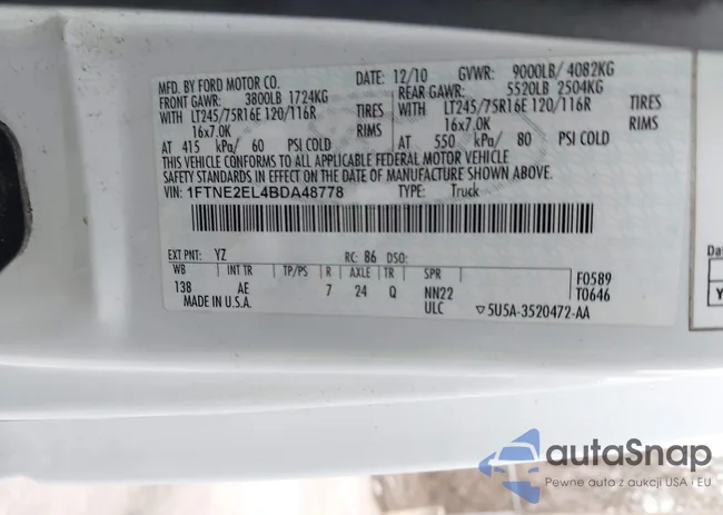 1FTNE2EL4BDA48778: 44228480