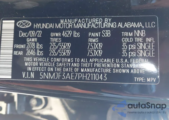 KM8JCDD18SU381321: 44228490