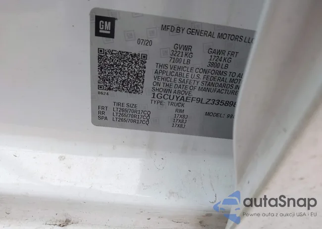 1GCUYAEF9LZ335898: 44228492