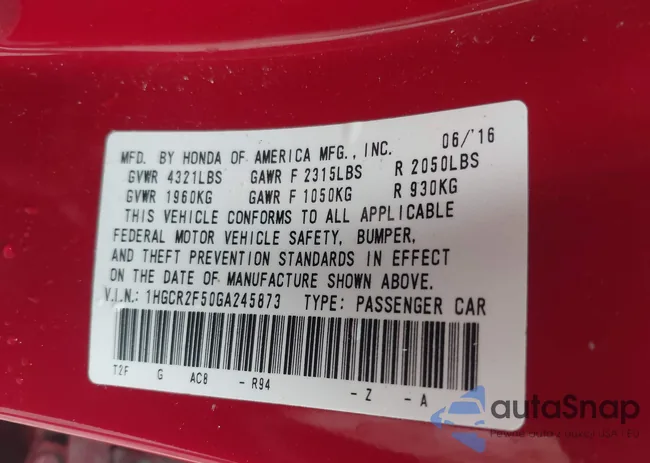 1HGCR2F50GA245873: 44228549