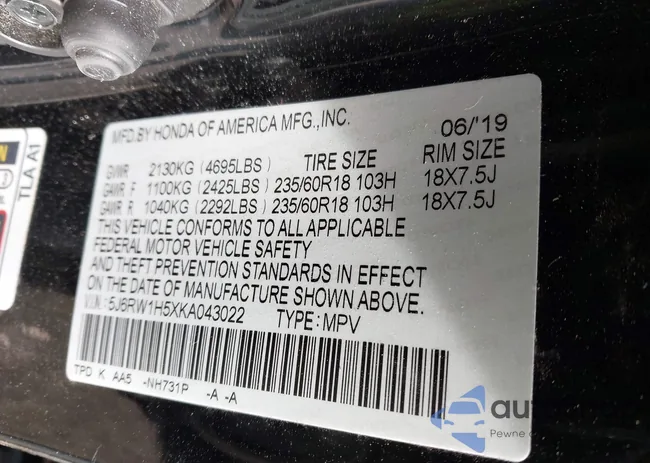 5J6RW1H5XKA043022: 44228582