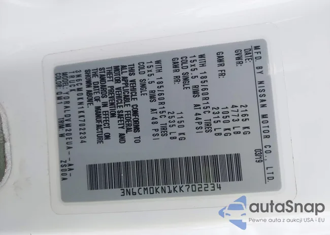 3N6CM0KN1KK702234: 44228705