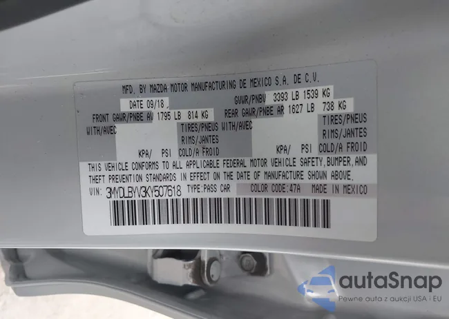 3MYDLBYV3KY507618: 44228038