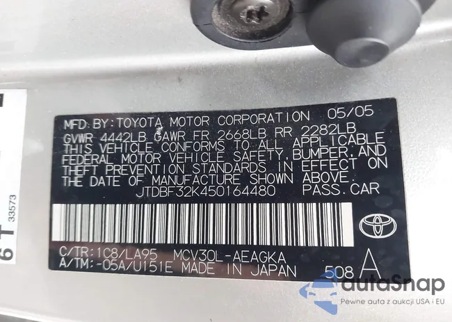 JTDBF32K450164480: 44228138