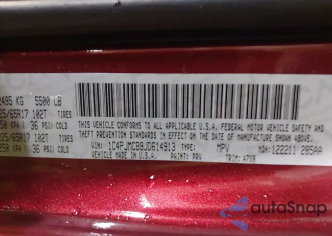 1C4PJMCB9JD614913: 44228165