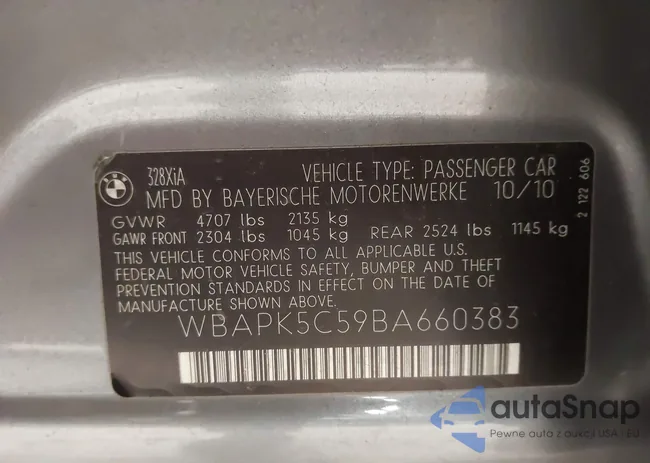 WBAPK5C59BA660383: 44228208