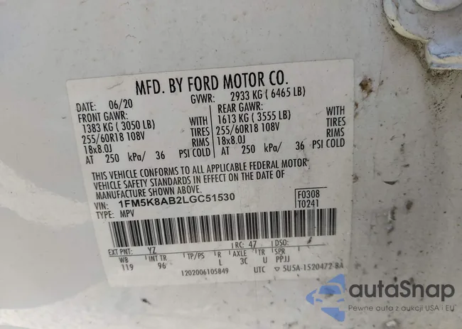 1FM5K8AB2LGC51530: 44228318