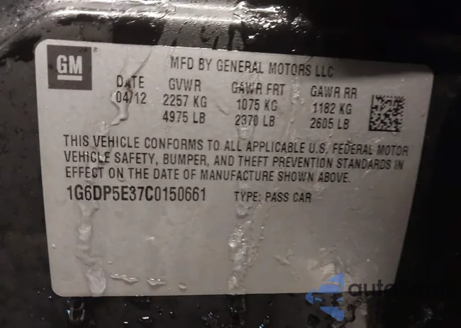 1G6DP5E37C0150661: 44229351