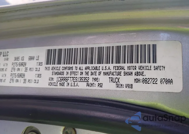 1C6RR6FT7ES135352: 44229394