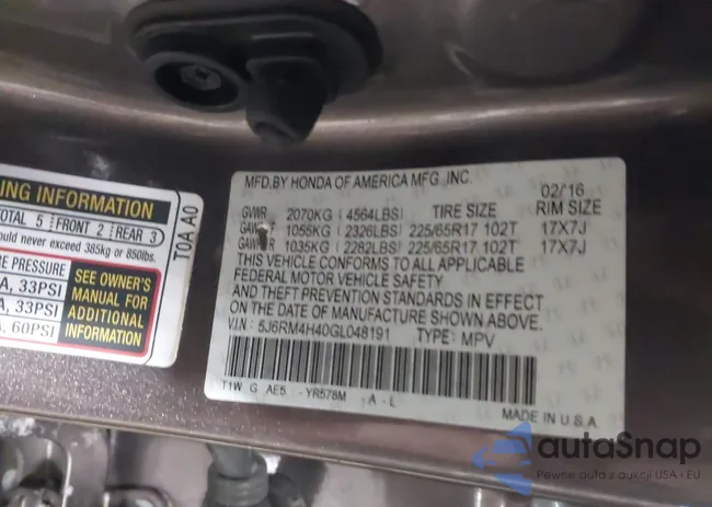 5J6RM4H40GL048191: 44229525