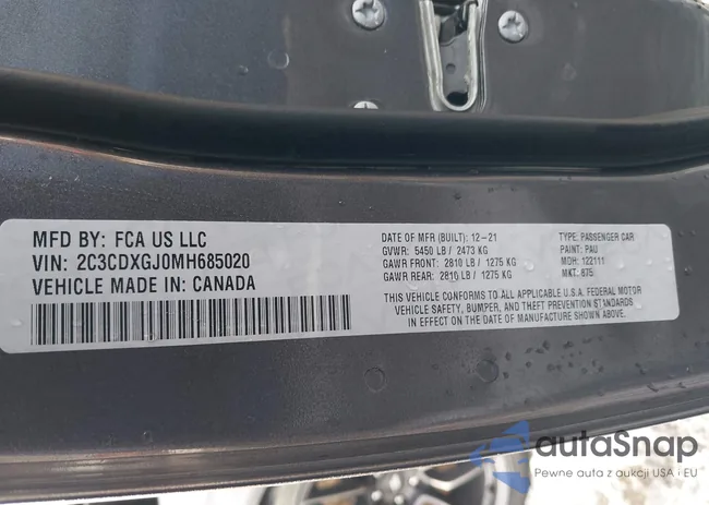 2C3CDXGJ0MH685020: 44229547