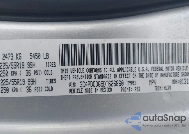 3C4PDCDG5DT626860: 44229665