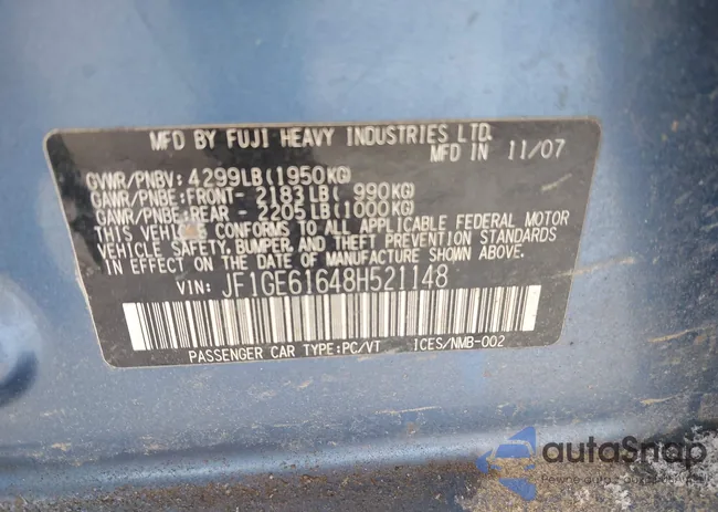 JF1GE61648H521148: 44229673