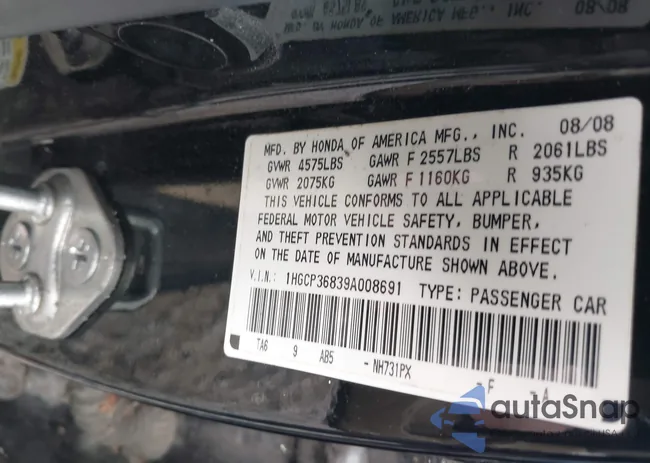 1HGCP36839A008691: 44229779