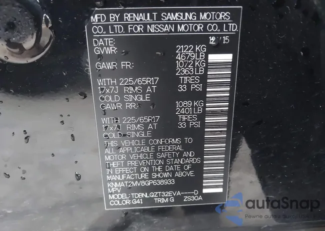 KNMAT2MV8GP638933: 44229900