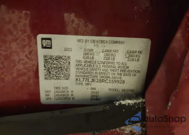 KL77LJE28RC159928: 44228981