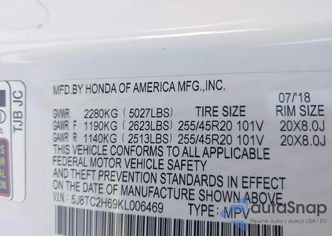 5J8TC2H69KL006469: 44229043