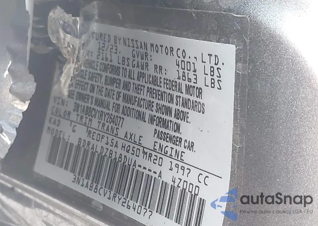 3N1AB8CV1RY264077: 44229093