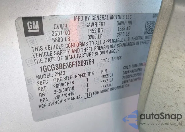 1GCGSBE36F1209768: 44229111