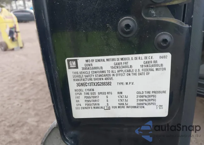 3GNEC13TX2G288382: 44229165