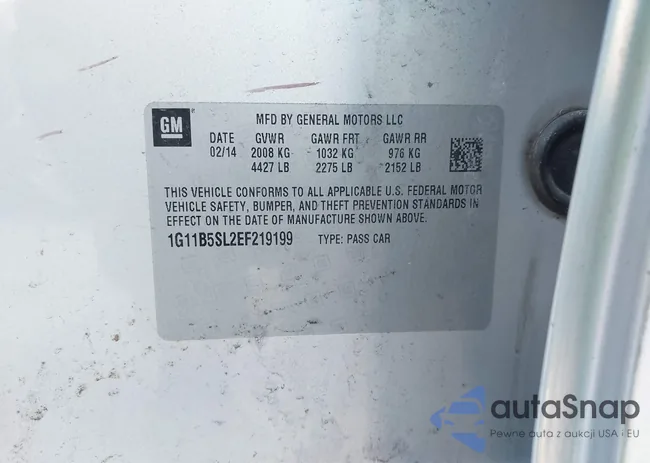 1G11B5SL2EF219199: 44229239