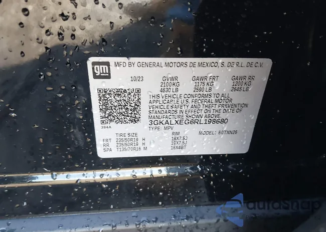 3GKALXEG6RL198680: 44229294