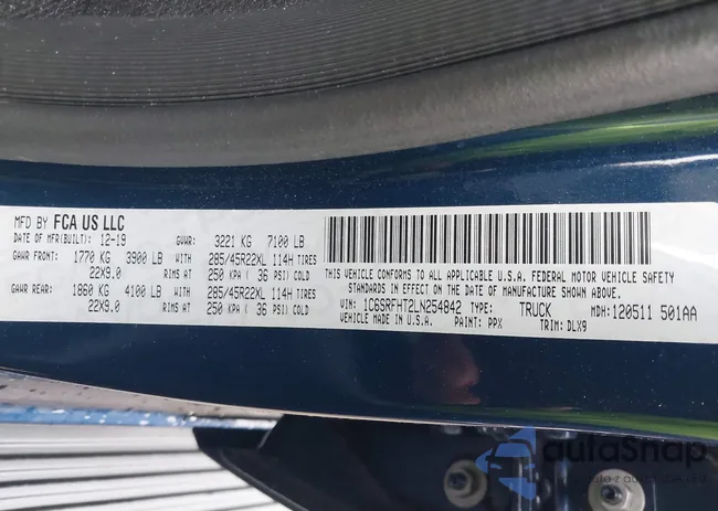 1C6SRFHT2LN254842: 44229307