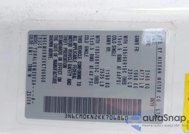 3N6CM0KN2KK706860: 44230341