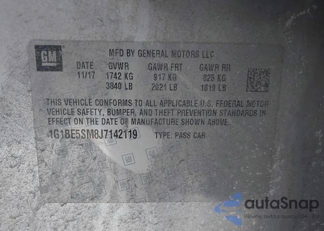1G1BE5SM8J7142119: 44230346