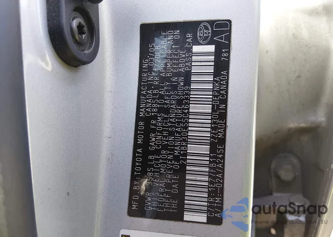 2T1BR30E55C463339: 44230423