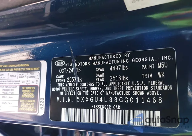 5XXGU4L33GG011468: 44230473