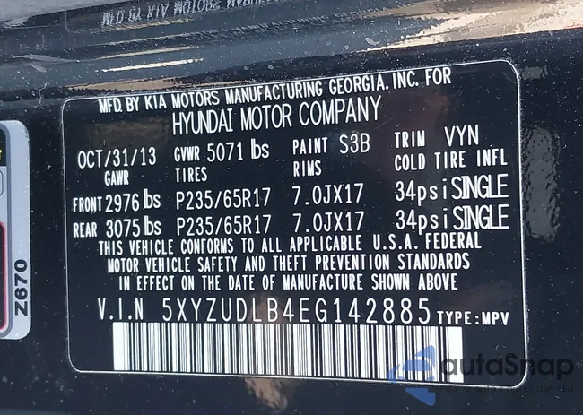 5XYZUDLB4EG142885: 44230526