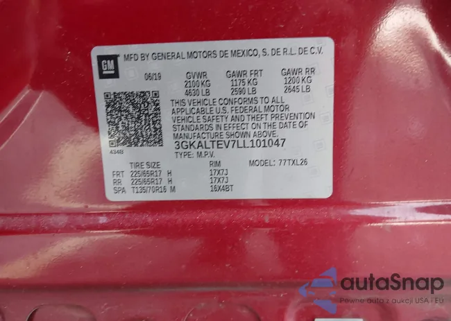 3GKALTEV7LL101047: 44230614