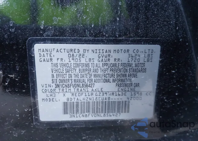 3N1CN8FV0NL856427: 44230635