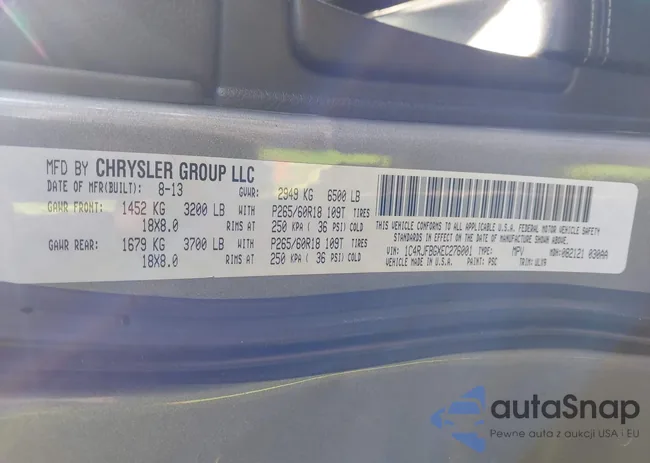 1C4RJFAG0EC205147: 44230779