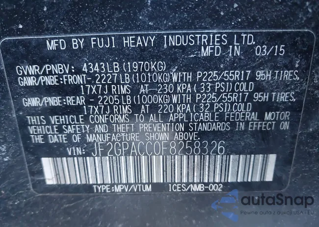 JF2GPACC0F8258326: 44230849