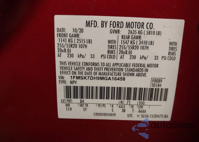 1FMSK7DH9MGA16458: 44229990