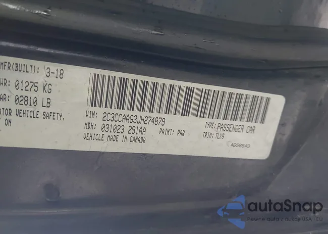 2C3CCAAG3JH274879: 44230064