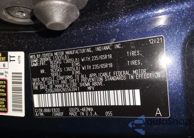 5TDGZRBH2NS563941: 44230317