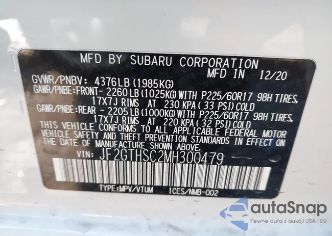 JF2GTHSC2MH300479: 44231364