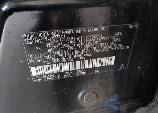 2T3DFREV8DW066032: 44231540