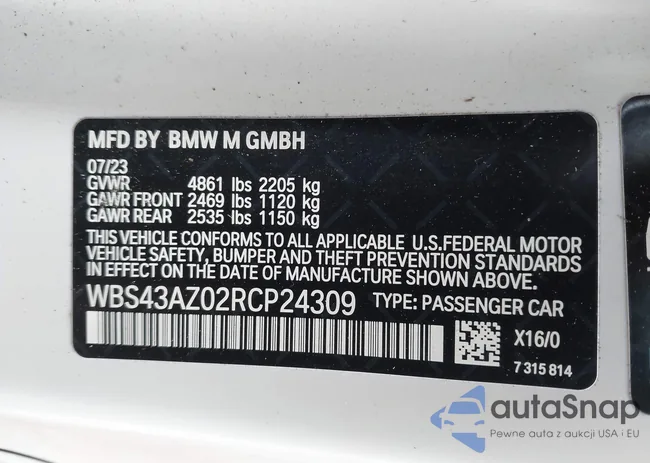 WBS43AZ02RCP24309: 44231546