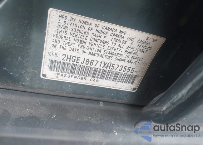 2HGEJ6671XH573555: 44231716