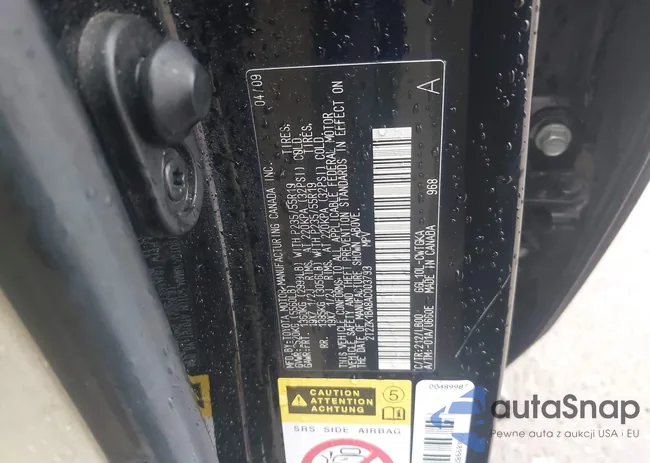 2T2ZK1BA8AC003793: 44231722