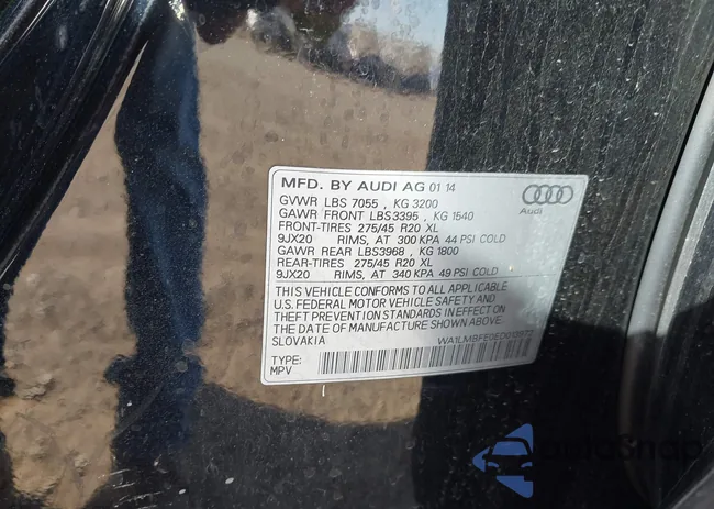 WA1LMBFE0ED013972: 44231749