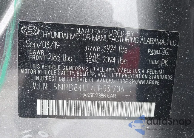 5NPD84LF7LH531706: 44231766