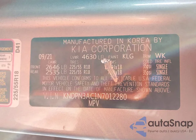 KNDPN3AC1N7012280: 44231124