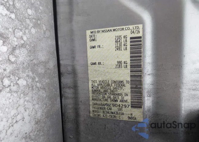 1N4AA6AP0GC904297: 44231153